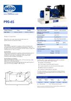 P90-6S 90 kVA Single Phase Open Generating Set - 1