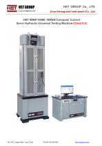 HST WAW-1000E 1000kN Computer Control Servo Hydraulic Universal Testing Machine