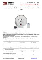 JBS-B 300J,500J Charpy Impact Testing Machine With Full CloseProtectingCover