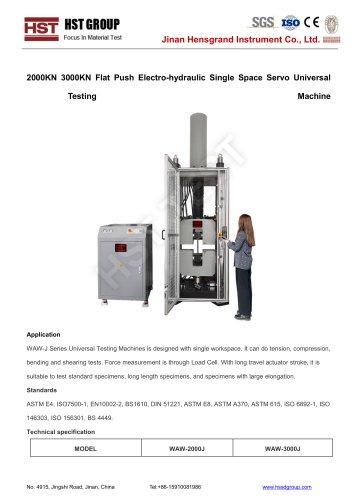 WAW-1000D Computer Display Hydraulic Universal Testing Machine