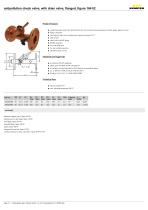 antipollution check valve, with drain valve, flanged, figure 164 02 - 1