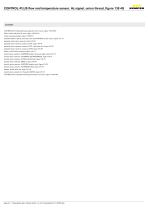 CONTROL-PLUS flow and temperature sensor, Hz signal, union thread, figure 138 4G - 2