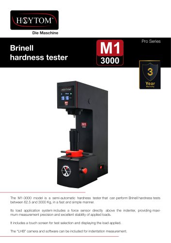 MODEL Brinell M1 3000 HOYTOM® PRO Series