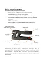 Battery powered crimping tool-2