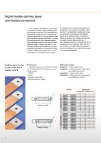 Flexible and highly flexible earthing tapes and braided connectors, in insulated or non insulated design (219 KB) (Productinfo 02/2005)-2