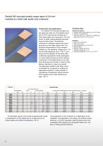 Flexible insulated braided copper tapes and supple bars Self-extinguishing, operating temperature up to + 105° C-2