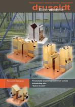 Pneumatically actuated high current bolt contacts and switching units, ”System druseidt” - 1