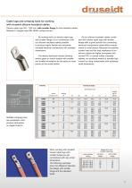 Silicone insulated copper cables and high current connectors. Highly flexible, free of halogen and flame retardant incl. suitable cable lugs and crimping tools. (491 KB) - 7