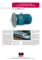 ELECTRIC MOTORS FOR THE RAILWAY SECTOR - 1