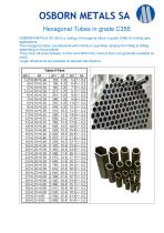 Hexagonal Tubes in grade C35E - 1