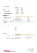 Lightning and Overvoltage Protection with Integrated Fuse ProTec T1SF 1+0-2