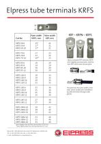 Elpress tube terminals KRFS - 2