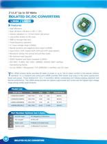 DC/DC Converter Catalogue 2009-12
