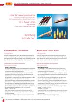 High-voltage fuses Special design (HHx)-2