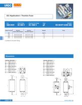 Ultra-rapid fuses, DC (URDC)-20