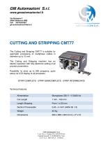 ELECTRONIC CUTTING AND STRIPPING CMT77 - 1