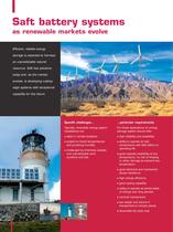 Battery systems for renewable energy applications - 2