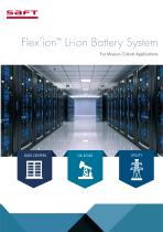 Flex’ion Li-ion Battery System For Mission Critical Applications