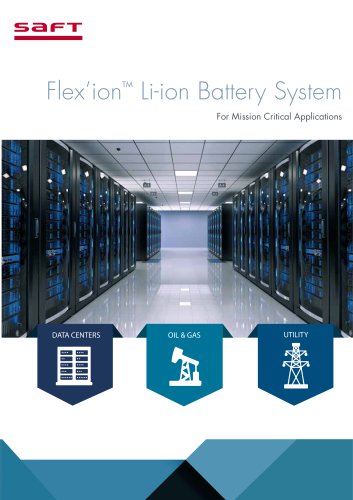 Flex’ion Li-ion Battery System For Mission Critical Applications