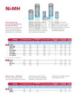 Saft Rechargeable Battery Systems - Handbook (Autumn 2008) - 6