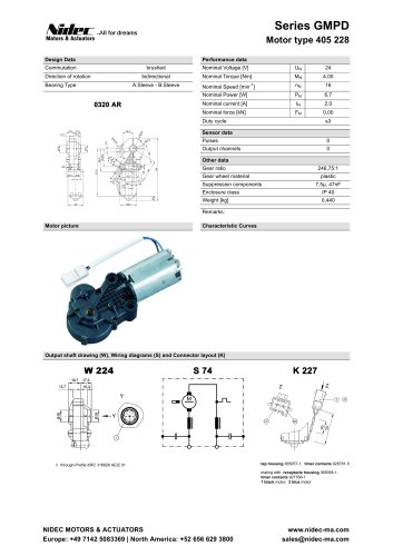 Worm Gear Motor Type 404 854 DCK31 NIDEC MOTORS ACTUATORS PDF Worm Gear Motor Type 404 854 DCK31 NIDEC MOTORS ACTUATORS PDF
