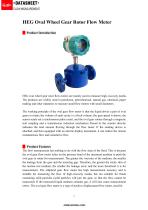 FLOWMETER Oval Wheel Gear Rotor Flow Meter - 2