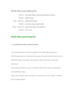 Bottle flakes granulating line-1