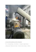 non woven fabric pelletizing line-4