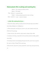 waste film washing recycling machine-1