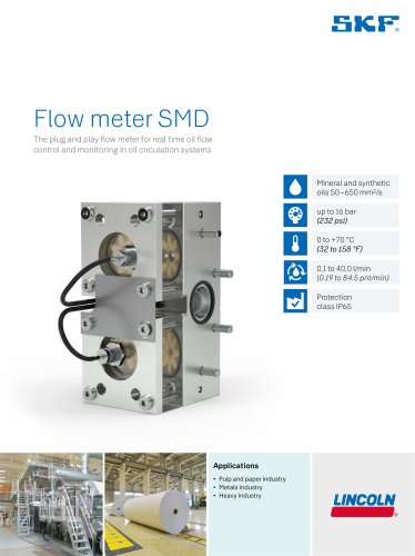 SMD 1B / SMD 2 / SMD 3 flow meters product brochure