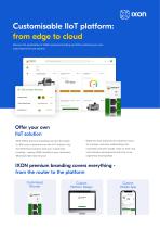 Customisable IIoT platform: from edge to cloud
