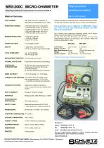 MR5-200C MICRO-OHMMETER - 2