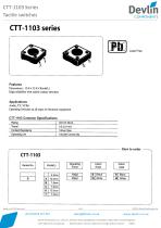 Tactile switches CTT-1103 Series-1
