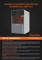 ProtoFab  3D printer SLA 600D DLC  brochure - 1