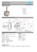 ANGULAR DISPLACEMENT SENSOR / POTENTIOMETER / HIGH-RESOLUTION / PRECISION-WDD35D1F - 1