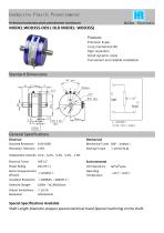 ANGULAR DISPLACEMENT SENSOR / POTENTIOMETER / HIGH-RESOLUTION / PRECISION-WDD35S - 1