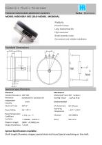 ANGULAR DISPLACEMENT SENSOR / POTENTIOMETER / HIGH-RESOLUTION / PRECISION-WDD50A - 1