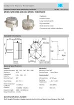 ANGULAR DISPLACEMENT SENSOR / POTENTIOMETER / PRECISION / HIGH-RESOLUTION-WDD35D8T - 1