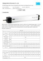 LINEAR DISPLACEMENT TRANSDUCER / POTENTIOMETER / WITH ANALOG OUTPUT-CXWY-BS - 1