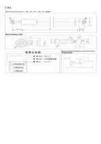 LINEAR DISPLACEMENT TRANSDUCER / POTENTIOMETER / WITH ANALOG OUTPUT-CXWY-DC - 2