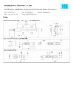 LINEAR DISPLACEMENT TRANSDUCER / POTENTIOMETER / WITH ANALOG OUTPUT-CXWY-TM - 2