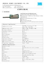 LINEAR DISPLACEMENT TRANSDUCER / POTENTIOMETER / INCREMENTAL-CXWY-TR-M - 1