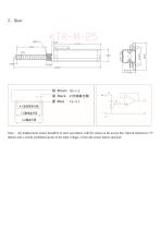 LINEAR DISPLACEMENT TRANSDUCER / POTENTIOMETER / INCREMENTAL-CXWY-TR-M - 2