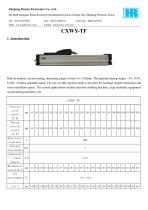 LINEAR DISPLACEMENT TRANSDUCER / RESISTANCE / WITH ANALOG OUTPUT-CXWY-TF - 1