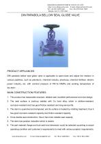 DIN BELLOW SEALED GLOBE VALVE - 15