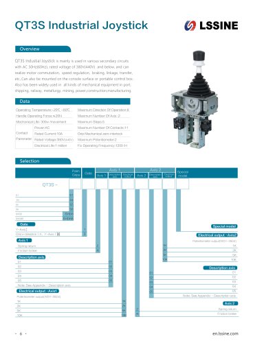 QT3S Industrial Joystick