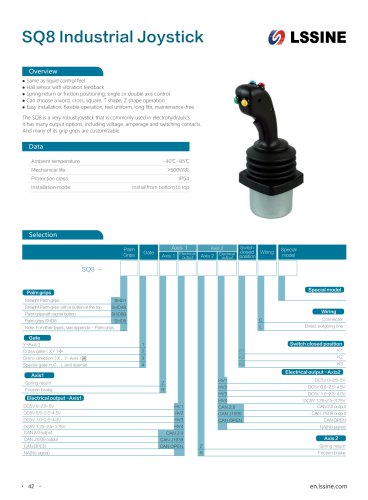 SQ8 Industrial Joystick