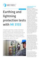 Application note: Grounding and lightning protection tests with MI 3155 - 1