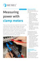 Application note: Measuring power with clamp meters - 1