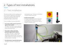 A practical guide for erection and operation of electrical test equipment in accordance with EN 50191 - 8